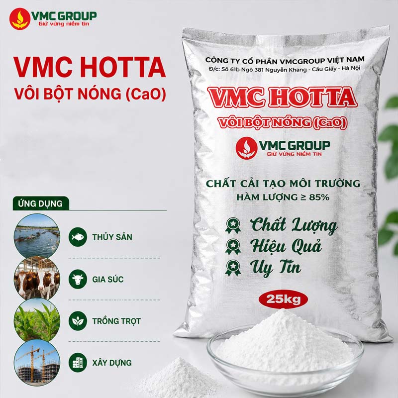 VMC HOTTA – VÔI BỘT NÓNG (CaO HOTTA)